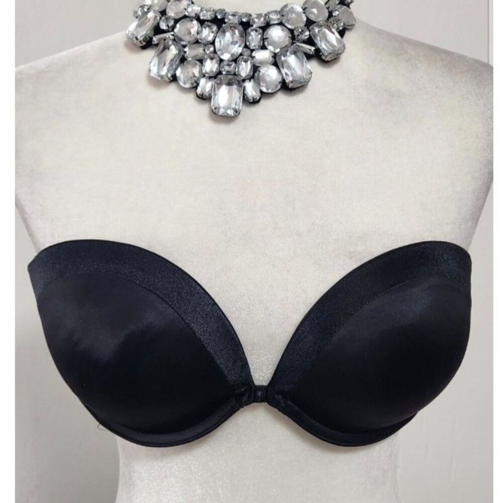 MAIDENFORM  BRA  BLACK STRAPLESS SIZE 36C